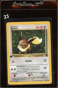 Pokémon TCG Eevee Team Rocket 55/82 Regolare 1° Edizione Comune - Foto 1 di 2