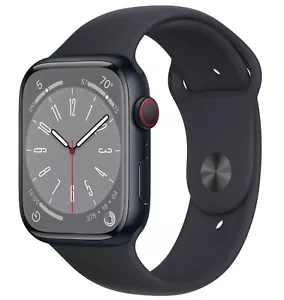 Apple Watch Series 8 41 mm Estuche de aluminio medianoche, correa deportiva (GPS) MNU73LL/A - Imagen 1 de 1