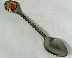 Thunder Bay Ontario Courage Highway Silver Souvenir Spoon - A8 - Picture 1 of 2