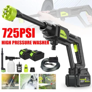Cordless High Pressure Washer Spray Water Gun Car Washing Cleaning Machine Kit - Picture 1 of 12