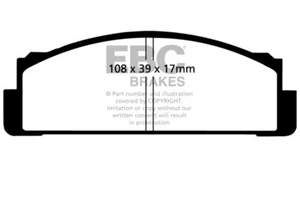 EBC Greenstuff Front Brake Pads for Seat 128 1.4 (77 > 80) - Imagen 1 de 1