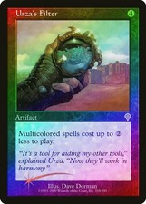 Urza's Filter FOIL Invasion HEAVILY PLD Artifact Rare MAGIC MTG CARD ABUGames