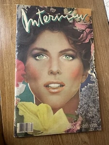 VINTAGE ANDY WARHOL'S INTERVIEW MAGAZINE APRIL 1983 CLIO GOLDSMITH COVER - Picture 1 of 11