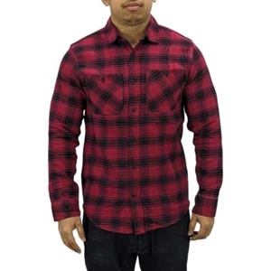 Springfield Herren Flanell Karohemden Baumwolle Langarm Holzfäller Arbeitshemden - Bild 1 von 61