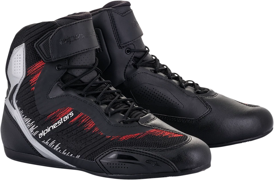 Zapatos de montar Alpinestars Faster 3 Rideknit EE. UU. 8,5 negros/plateados/rojos Foto 1 de 1