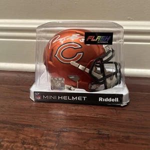 Roquan Smith, signiert, Chicago Bears Flash Mini Helm, Beckett zertifiziert - selten - Bild 1 von 7