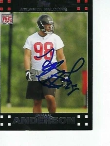 JAMAAL ANDERSON SIGNED 2008 TOPPS #352 - ATLANTA FALCONS - Bild 1 von 1