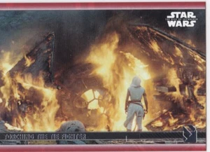 Star Wars Rise of Skywalker Series 2 2020 rojo #59 Torching The Tie Fighter/199 - Imagen 1 de 1