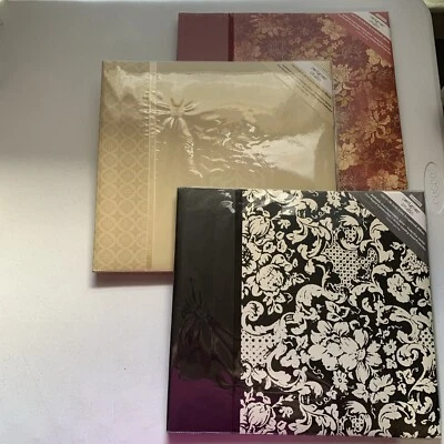 Álbumes de recortes Colorbok fotos ~ 10 hojas por libro 12" x 12" ~ LOTE de 3 Foto 1 de 4