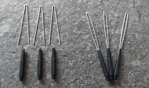 Dart Nylon Shafts 1 Set (3 St.) Schäfte 2ba, ca.34 mm schwarz Seiteneinschub - Bild 1 von 1