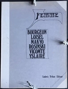 FEMME Magnifique Portfolio 50 ex. n&s Ludovic Trihan Éditeur 1986 Très bon état - Picture 1 of 15