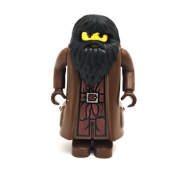 Lego Rubeus Hagrid Minifigure Yellow Head Vintage Harry Potter hp009 4714 4707