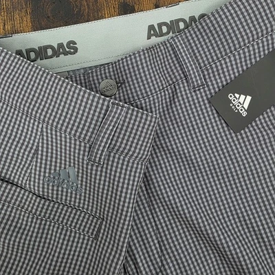NUEVO Pantalones Cortos Adidas 365 Golf Para Hombre Gris Micro-Check 8.5" Agarre Cintura Talla 36 Elastizados Foto 1 de 4