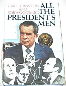 SIGNED CARL BERNSTEIN & BOB WOODWARD - ALL THE PRESIDENT'S MEN - Hb Dj RARE 1974 - Picture 1 of 7