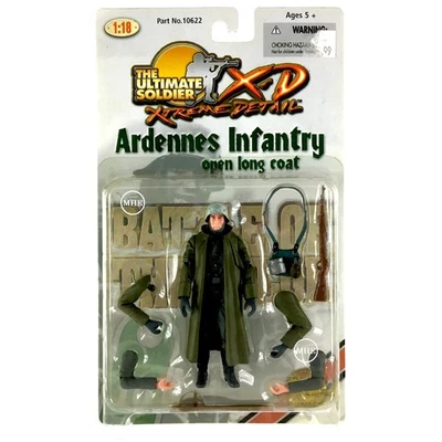 1:18 21st Century Toys Ultimate Soldier WWII German Ardennes Infantry Long Coat - Image 1 of 2