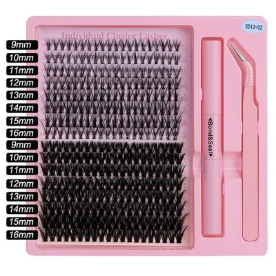 Pestañas postizas 8-16 mm – 160 piezas esponjosas y tenues aspecto natural. Foto 1 de 4