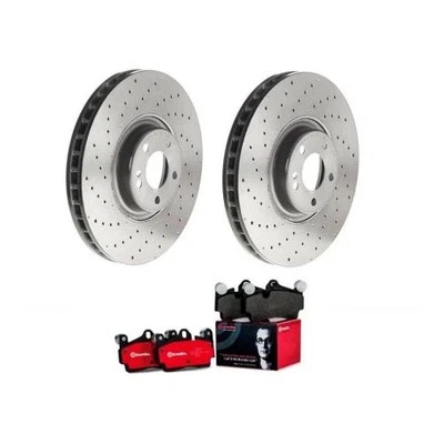 Kit de pastillas de freno y rotor de disco Brembo KT00C23 para Mercedes-Benz C43 AMG 2020-2017 Foto 1 de 3