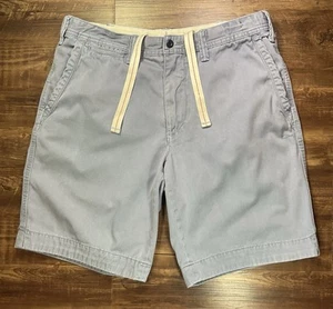 Polo Ralph Lauren Relaxed Fit Shorts Men’s 32x7 Blue Cotton Heavy Drawstring - Picture 1 of 10