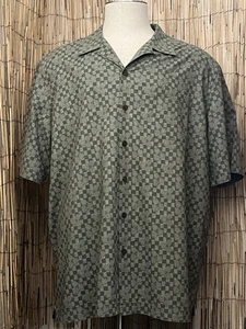 L.L. Bean Mens SS Button Up Hawaiian Style Shirt-XL-Traditional Fit-100% Cotton - Picture 1 of 18