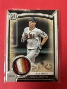 Max Kepler 2018 Topps Museum Collection Silver 4 Color Patch Relic 32/50 Twins - Bild 1 von 1