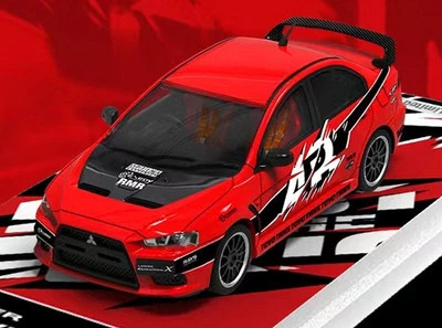 MITSUBISHI Lancer Evo X - Tribute Fast & Furious  - red - Time Micro 1:64 - Immagine 1 di 4