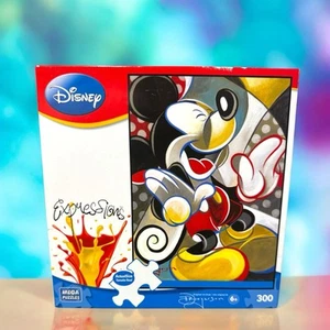 Disney Expressions Mickey Mouse Puzzle Mega Knee Slapper Original Art 300 Pc - Picture 1 of 6
