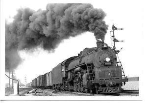 25EE165 RP BALTIMORE & OHIO RAILROAD 4-8-2 LOCOMOTIVE #5590 - Picture 1 of 1