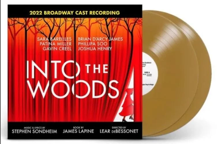 FACTORY SEALED: Into the Woods Broadway Cast Recording B&N Excl Gold Vinyl Recor Foto 1 de 4