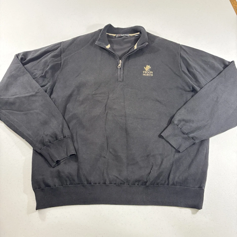 Sudadera Suéter Sudadera Troon North Golf Club Scottsdale AZ Greg Norman 1/4 Cremallera XL Foto 1 de 4