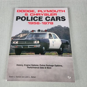 Dodge Plymouth and Chrysler Police Cars 1956-1978 Bellah Sanow LIKE NEW - Bild 1 von 9