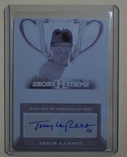 2017 Leaf Sports Heroes Tony La Russa autograph Printing Plate Magenta #'d 1/1