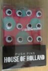 BNIP New House of Holland Push Pins Set - 20 Pins in Pack - HHOL0036