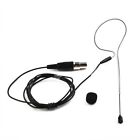 Single Earhook Kardioid Mikrofon XLR 4Pin Headset f&#252;r Wireless Schwarz