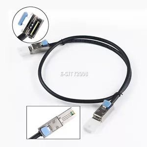 Mini SAS 26P SFF-8088 to SFF-8088 SAS 26P Data Raid Hard Disk Cable 6Gp/s 1M - Picture 1 of 12