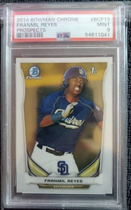 2014 Bowman Chrome - Prospects #BCP13 Franmil Reyes (RC) Graded PSA MINT 9 - Picture 1 of 5