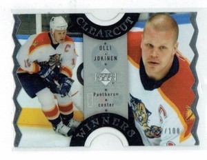 07-08 UD Upper Deck Clear Cut Winners  Olli Jokinen  /100  