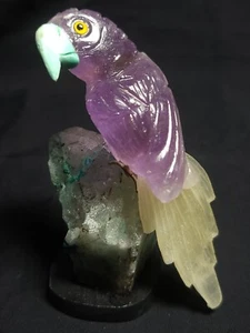 Pájaro de piedras preciosas talladas a mano del Perú pequeño (124,3 gr.) - Imagen 1 de 6