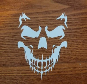Evil Skull Sticker Scary Skeleton Decal Car Truck Window Vinyl skulls 2.0 - Picture 1 of 3