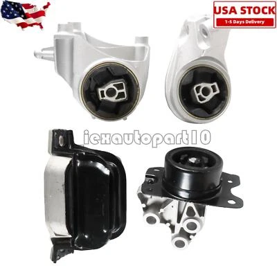 4x Montaje de transmisión de motor para Chevrolet Equinox 2011-16 2,4 L A5659 A5562 A5618 A5633 Foto 1 de 4