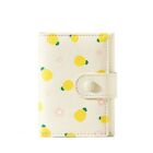Women Wallet Trifold Snap Closure Small Wallet for Girls - Fruit Flower