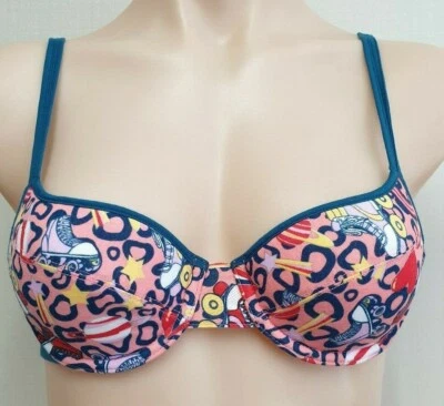 Nuevo con etiquetas Sujetador con aros estampado liso Avon Anya para damas talla 34A paquete de 2 Foto 1 de 4