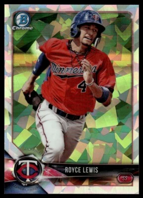 2018 Bowman Chrome Prospects ATOMIC Royce Lewis Minnesota Twins #BCP93 - Image 1 of 2