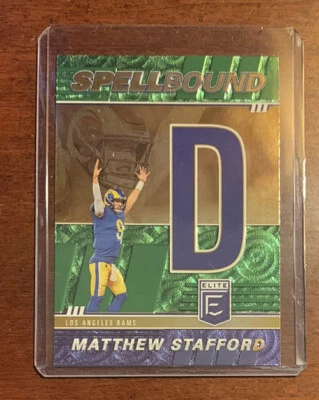2022 Donruss Elite Matthew Stanford Spellbound “D” Green Parallel #SB-MS8 - Image 1 of 2