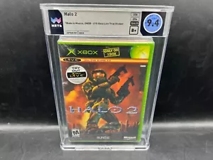 Halo 2 DNSB & Xbox Live Trial Sticker WATA 9.4 B+ FACTORY SEALED VGA - Picture 1 of 7