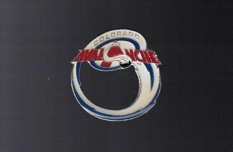 Colorado Avalanche logo  "Loop style / Glasses"  NHL Hockey pin Cover