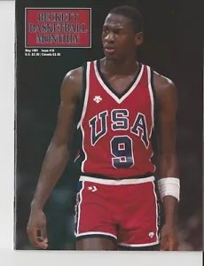 BECKETT BASKETBALL MONTHLY~#10~WITH~MICHAEL JORDAN!~COVER~MAY~1991~FIND IT HERE! - Picture 1 of 6