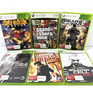 Xbox 360 Game Bundle x6 Microsoft - GTA 4, Tom Clancy, Gears of War & more PAL - Picture 1 of 16