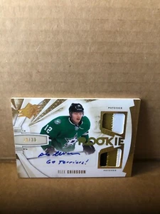 2013-14 SPx Spectrum #166 Alex Chiasson PATCH AUTO 28/30 - Picture 1 of 2