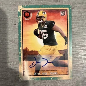 2013 Topps Turkey Red Auto Datone Jones #78 Rookie RC Green #/10 GB Packers - Picture 1 of 2