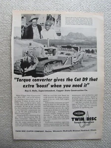 Tractor AD Caterpillar D9 1957 impreso 8x11 - Imagen 1 de 1